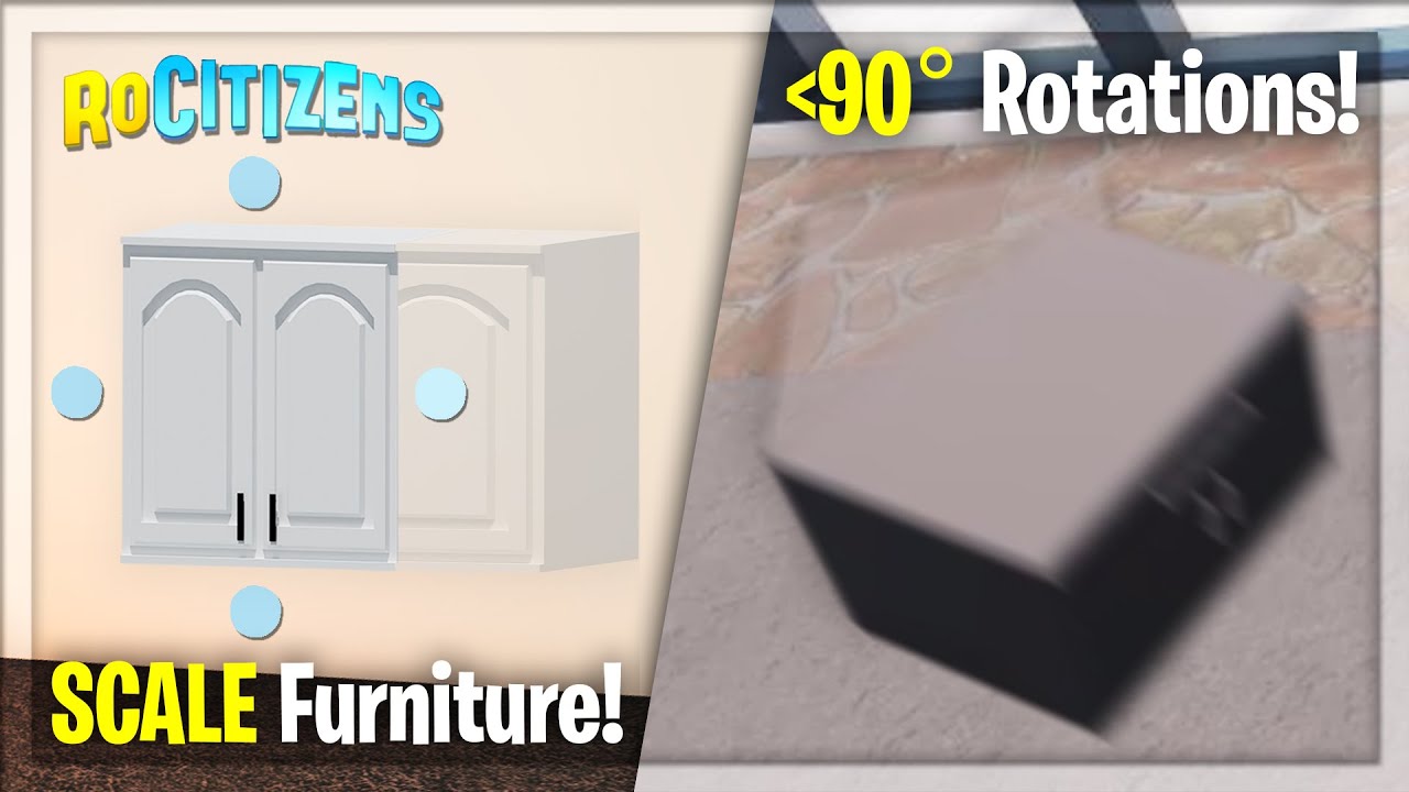 Rocitizens The New Placement Update Scalable Furniture Free Rotation And More Youtube - wheres the bank in roblox rozetizens