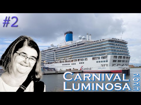 Carnival Luminosa Episode 2 - Take a virtual voyage with me - experience the First Sea Day onboard. Video Thumbnail