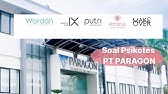Kisi Kisi Psikotes Pt Paragon Online Youtube