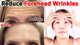 Reduce Forehead Wrinkles | NO TALKING | Facial Massage