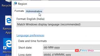 Fix Windows 10 Language Problem of Non Unicode Program screenshot 1