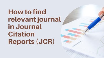 #usm #usmlibrary How to find relevant journal in Journal Citation Reports (JCR)