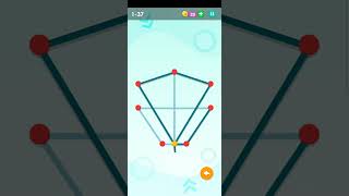 draw shape in one line puzzle game #shorts #gaming #viral screenshot 5