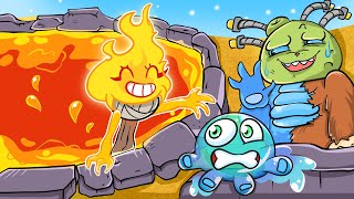 Nitebear & Toe Jammer Throw Wicka Into a Volcano? - My Singing Monsters Animation