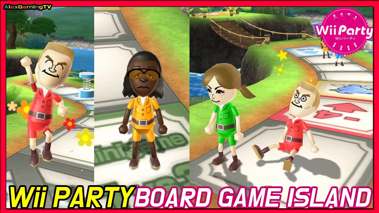 Wii Party Wii パーティー Board Game Island Master Com Eng Sub Player Daisy Youtube