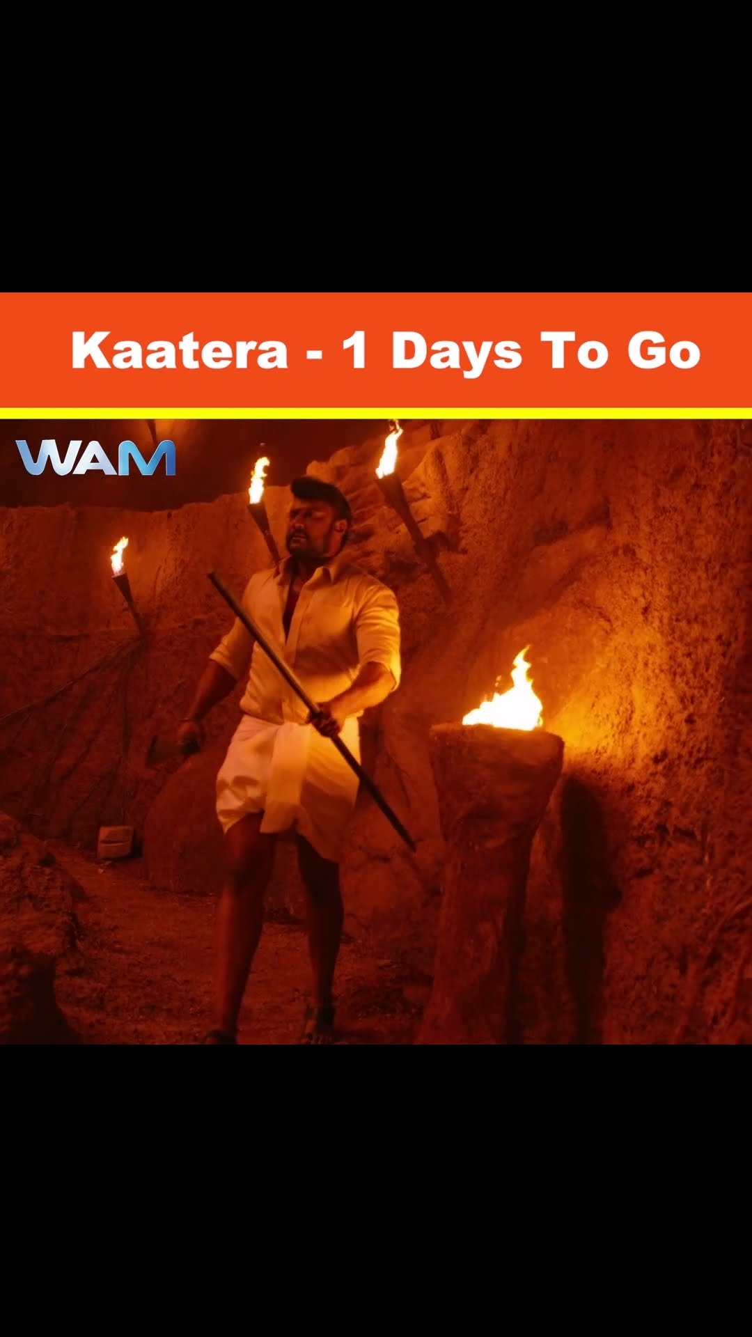1 Day To Go | Challenging Star Darshan's - Kaatera Movie Releasing On @WAMIndiaMovies