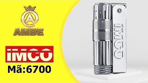 Hộp quẹt cối cổ độc đáo chính hãng IMCO 6700 - Ambe.vn