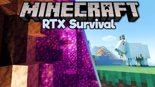 Caves & Cliffs Update in Minecraft RTX! ▫ Minecraft RTX Survival S2 [Part 11] screenshot 1