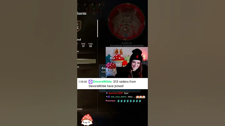 LAE’ZEL HERSELF RAIDED MY STREAM?! #bg3 #baldursgate3 #gamer #streamer #twitchclips