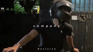 company (sped up) justin bieber
