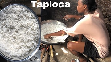 How to make tapioca from scratch .| TAPIOCA PEARLS/FLAKES ||.