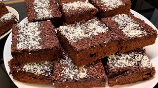 Prăjitură cu Glazură de Ciocolată-Negresă varianta suedeza -Kärleksmums @iulyafoodstation