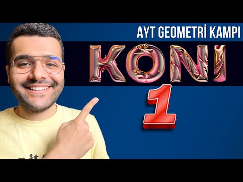 KONİ - 1 |  AYT Geometri KAMPI - Katı Cisimler 2023