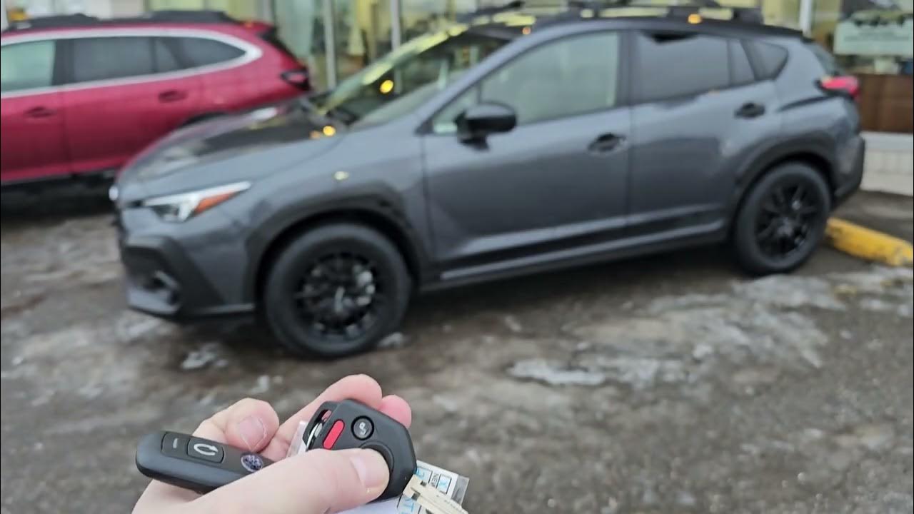 How to Use Genuine Subaru Remote Starter Accessory YouTube