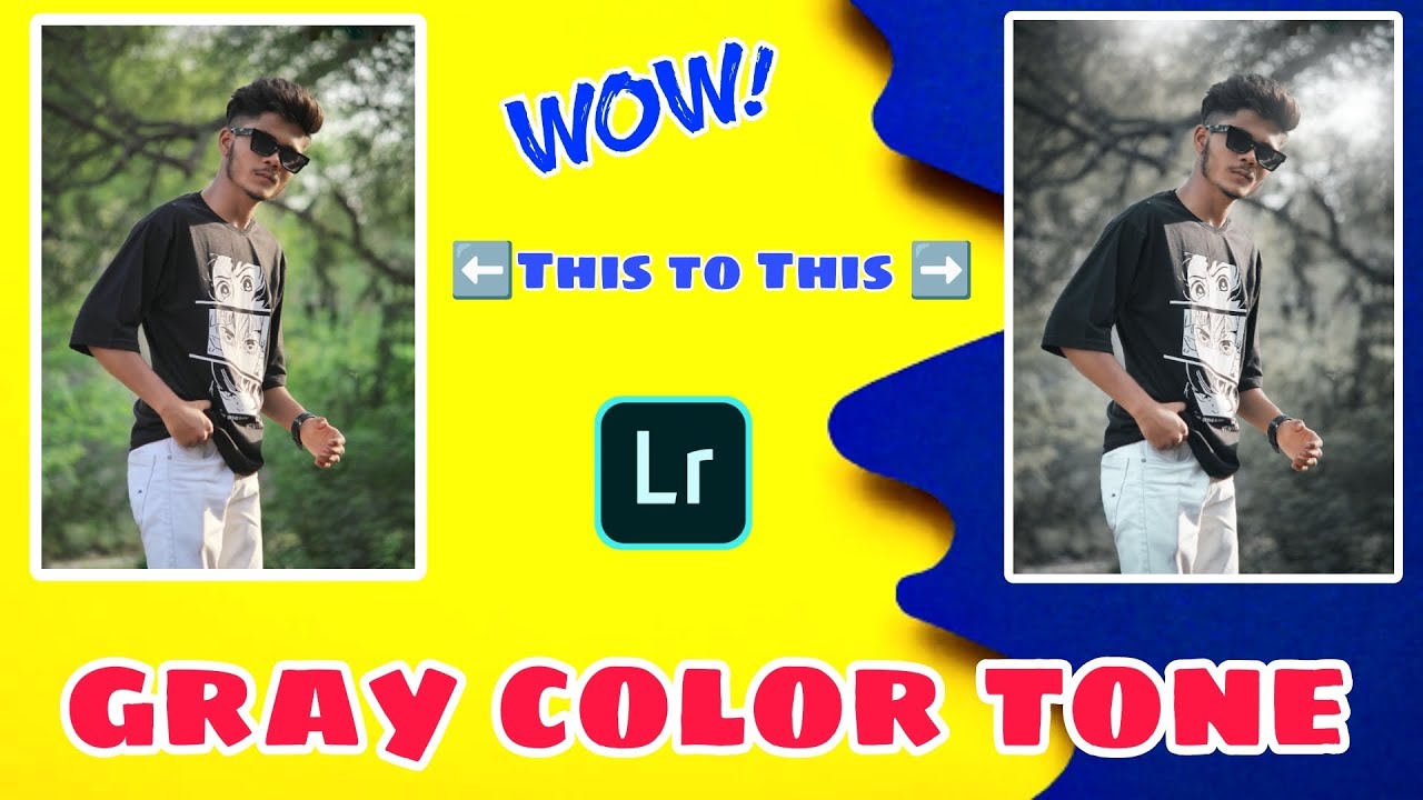 GRAY COLOR TONE || LIGHTROOM EDITING TUTORIAL || COLOUR GRADING ‼️ ...