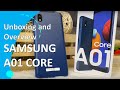 Samsung A01 Core - Overview, Unboxing and Review It gets you connected!