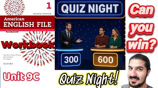Workbook 9C – Quiz Night | Comparative Adjectives, High Numbers, Pronunciation /ɑr/ – AEF 2nd Book 1