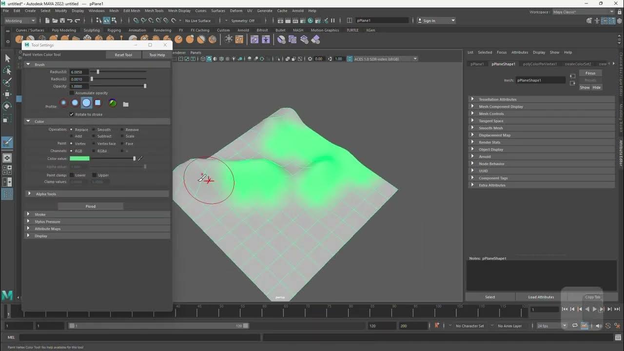Vertex Painting in Maya | Add Colors Without Textures - YouTube