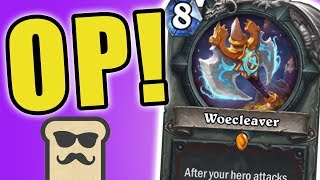 WOECLEAVER IS ACTUALLY GOOD?! | BIG WARRIOR | HEARTHSTONE | KOBOLDS AND CATACOMBS | DISGUISED TOAST