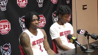 Nc State Basketball Players Terquavion Smith And Dereon Seabron Post Bethune-Cookman Win