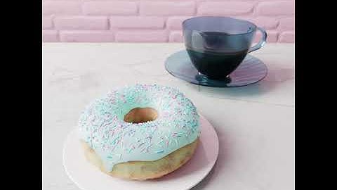 My BlenderGuru Donut Animation | #short