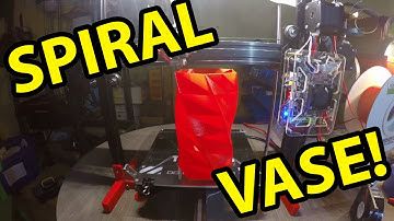 3D Printing Twisted Vase 200mm Time Lapse