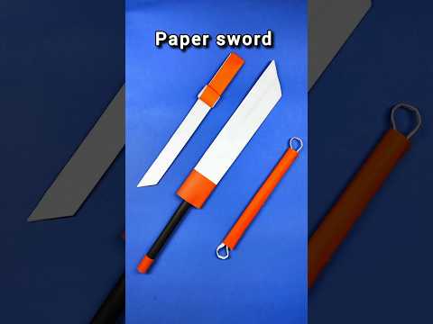 Craft Sword How To Make Paper Sword Without Glue Craft Dagger Diy