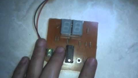 0-99 up down counter circuit (16f628a) 1