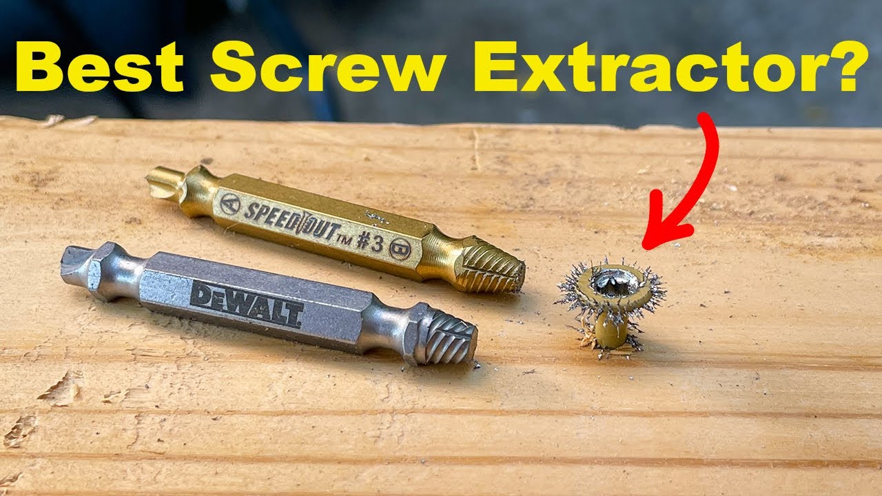 Best Screw Extractor!! DeWalt Vs. Speed Out Screw Extraction Set!! Which  One Wins?? 