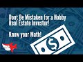 Professional real estate investor math explained  roe roi cap rate and true net cash flow