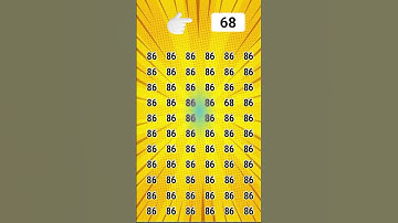 Find the 68 Number game #maths #kidsvideo #facts #trending #ssc #shortsfeed #upsc