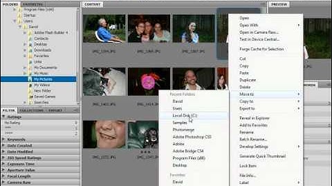 Photoshop CS5 Tutorial Copying, Moving & Deleting Files Adobe Training Lesson 2.8