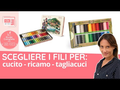 Video: Differenza Tra Filo Da Ricamo E Filo Da Cucito