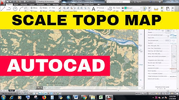 [AUTOCAD] IMPORT AND SCALE SCANNED TOPO MAP IN AUTOCAD | AUTOCAD TUTORIAL