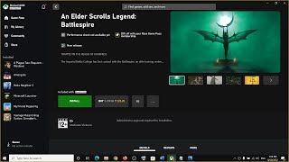 Fix An Elder Scrolls Legend Battlespire Not Installing On Xbox App On Windows 11/10 PC