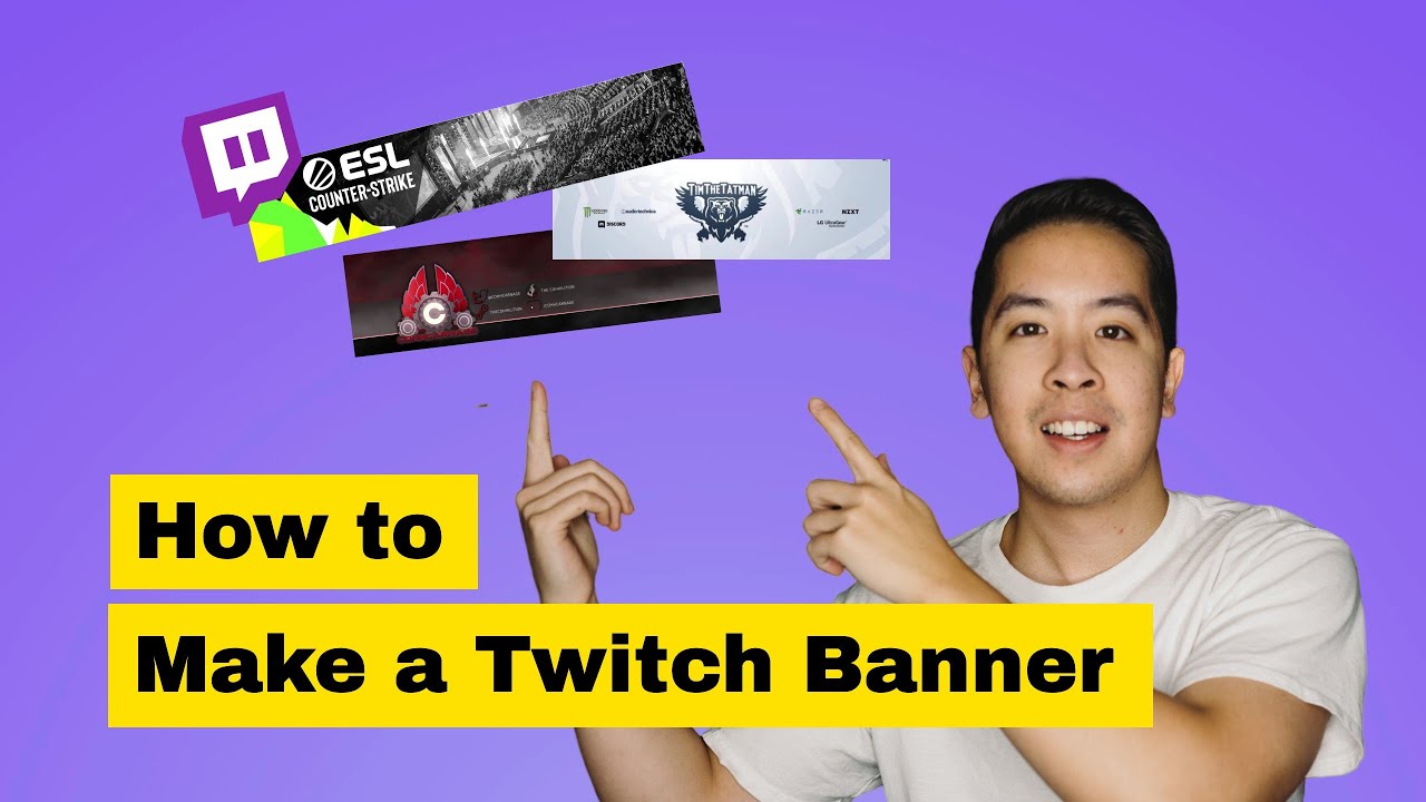 How To Make A Twitch Banner Free Custom Templates Youtube