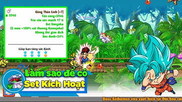 Ngọc rồng Hakai: Toàn bộ về set kích hoạt - Cách up  SKH nhanh nhất