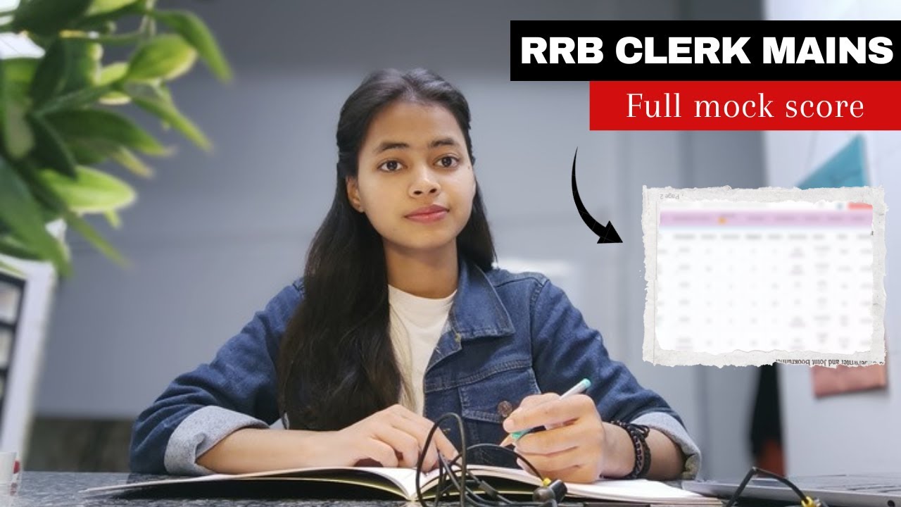 🎯 My Real & Honest score in RRB clerk mains full mock - Are these enough to crack rrb clerk mains? 🤞