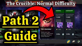 MCOC Crucible Path 2 Normal Difficulty - Full Run | FTP Account Guide With Decent Heroes | No 7* R3