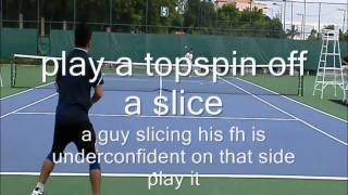 how to play singles:   counter the slice screenshot 1