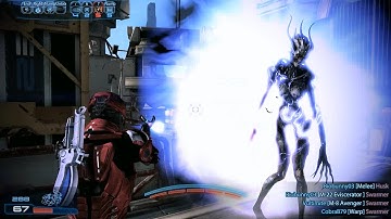 Mass Effect 3 multiplayer gameplay coop on Firebase Dagger map with N7 Paladin Sentinel