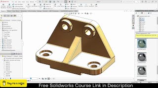 Part Modeling Exercise 3 by Cad knowledge 135 views 3 months ago 13 minutes, 54 seconds