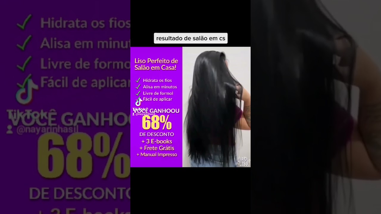 Hidra liso melhor progressiva de chuveiro sem formol 💜 100% natural 💜