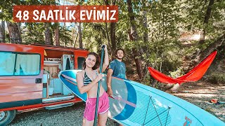 Karavanımızı Denize Sürdük | WE DROVE OUR VAN TO THE SEA !! | GÖCEK-VAN LIFE 2021