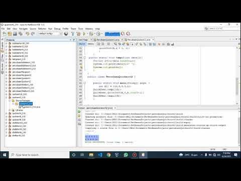 Program Java || Quick Sort - YouTube