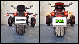 How to remove turn light signals on CanAm RYKER