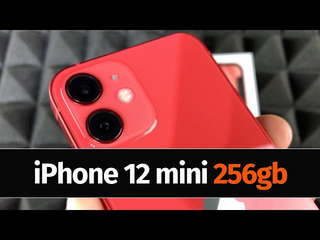 iPhone 12 mini 256gb (PRODUCT) RED Unboxing