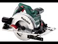 Обзор (дисковой) циркулярной пилы Metabo KS 55 FS 600955500