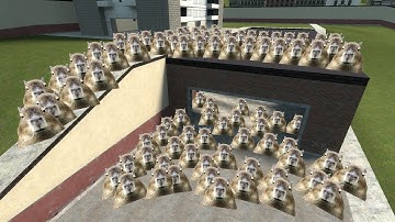 Too Much CAPYBARA Nextbots in the Garry