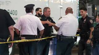 Two Men Stabbed on 8th Ave Near Times Square - Manhattan 